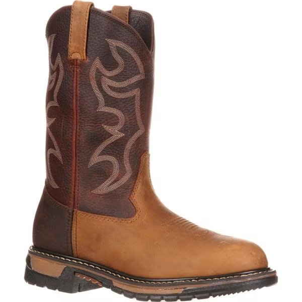 Original Ride Branson Roper Western BootsI, 10WI, Rocky, Mfr#: FQ0002732